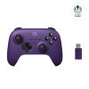 image8BitDo Ultimate 2 Wireless Controller for Windows ampamp Android Gaming Controller with TMR Joysticks Switchable Hall EffectTactile Triggers RGB Fire Ring 8Speed Wireless Tech WhitePurple