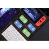 image8Bitdo Micro Bluetooth Gamepad Pocketsized Mini Controller for Switch Android and Raspberry Pi Supports Keyboard Mode BlueGreen