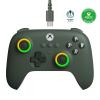 image8Bitdo Ultimate C Wired Controller for Xbox with Hall Effect Joysticks and Triggers RGB Lighting Fire Ring Compatible with Xbox Series XS Xbox One Windows 1011 Officially Licensed OrangeDark Green