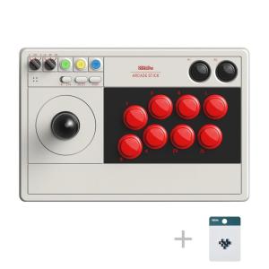 image8Bitdo Arcade Stick for Switch ampamp Windows Arcade Fight Stick Support Wireless Bluetooth 24G Receiver and Wired ConnectionArcade Stick
