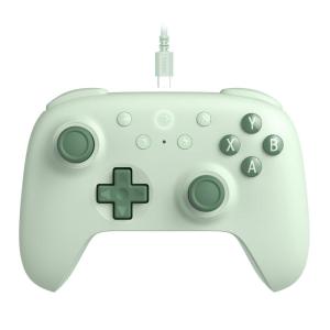 image8Bitdo Ultimate 2C Wired Controller for Windows PC and Android with 1000Hz Polling Rate Hall Effect Joysticks and Hall Triggers and Remappable L4R4 Bumpers MintGreen