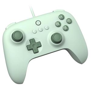 image8Bitdo Ultimate 2C Wired Controller for Windows PC and Android with 1000Hz Polling Rate Hall Effect Joysticks and Hall Triggers and Remappable L4R4 Bumpers MintField Green