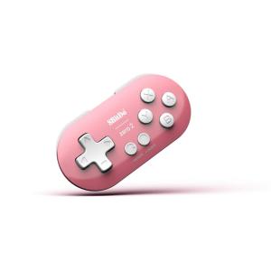 image8Bitdo Zero 2 Bluetooth Gamepad Keychain Sized Mini Controller for Switch Windows Android macOS ampamp Raspberry PiTurquoise EditionPink
