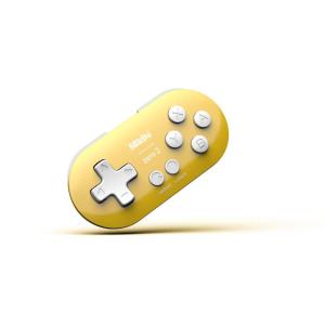 image8Bitdo Zero 2 Bluetooth Gamepad Keychain Sized Mini Controller for Switch Windows Android macOS ampamp Raspberry PiTurquoise EditionYellow