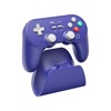 image:image8BitDo Pro 3 Bluetooth Controller for SwitchSwitch 2  TMR Joysticks Swappable ABXY Buttons Pro Back Buttons Charging Dock Hall Effect Triggers for Windows Apple SteamOS Android  PurplePurple