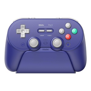 image:image8BitDo Pro 3 Bluetooth Controller for SwitchSwitch 2  TMR Joysticks Swappable ABXY Buttons Pro Back Buttons Charging Dock Hall Effect Triggers for Windows Apple SteamOS Android  PurplePurple
