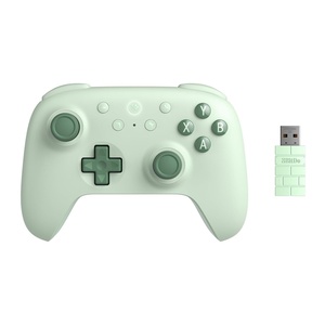 image:image8BitDo Ultimate 2C Wireless Controller for Windows PC and Android with 1000 Hz Polling Rate Hall Effect Joysticks and Triggers and Remappable L4R4 Bumpers Transparent BlackGreen